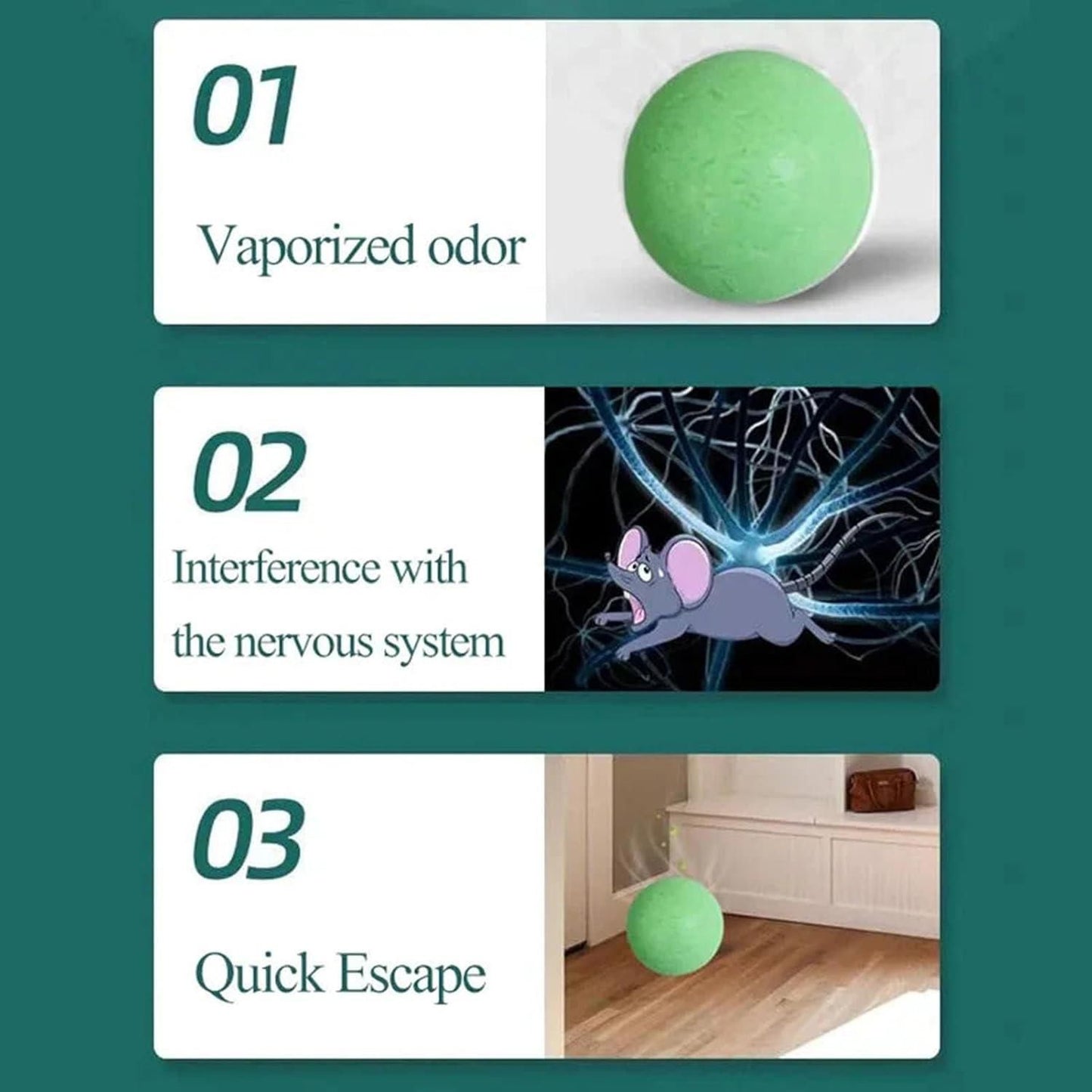 Powerful Rat Repellent Balls