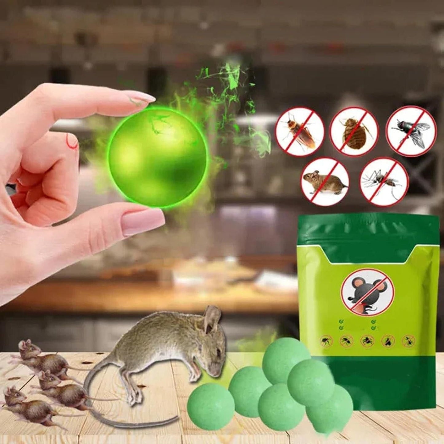 Powerful Rat Repellent Balls